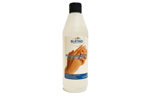 Hånddesinfeksjon 85% 500ml gel Antibac-Blåtind. 