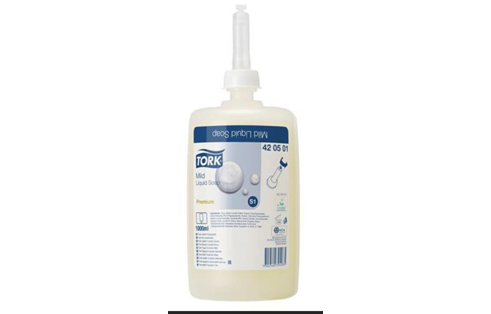 Såpe mild flytende 1L S1. 