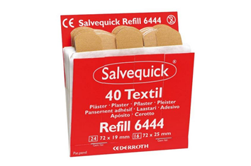 Plaster tekstil 6444 refill. (1 pk av 40stk.) 