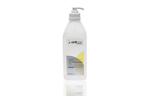 Hånddesinfeksjon Antibac Gel 600ml 85% m/pumpe.