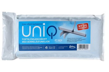Engangsmopp fuktig Uniq (12 pk)
