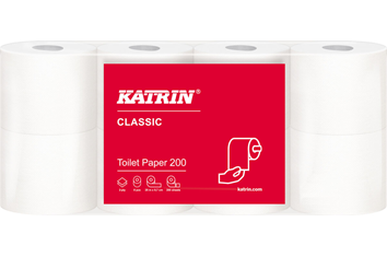 Toalettpapir Classic Toilet 8 ruller