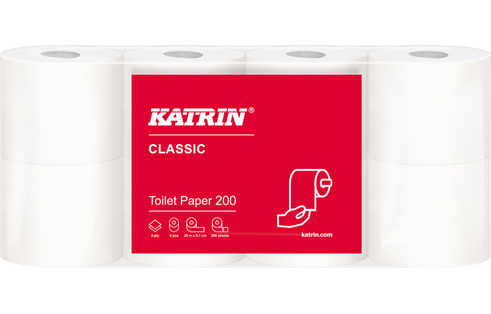 Toalettpapir Classic Toilet 8 ruller