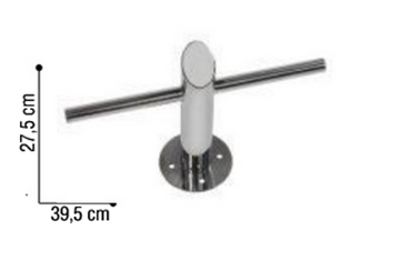 Fothviler Cross 27,5x39,5cm fastmontert gulv