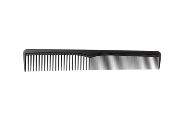 Elhair Carbon klippekam 18 cm