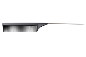 Elhair Carbon spisskam m/stålspiss 23cm