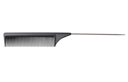 Elhair Carbon spisskam m/stålspiss 23cm