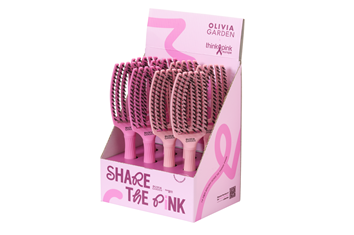 Olivia Garden Fingerbrush Think Pink 8 stk inkl. display