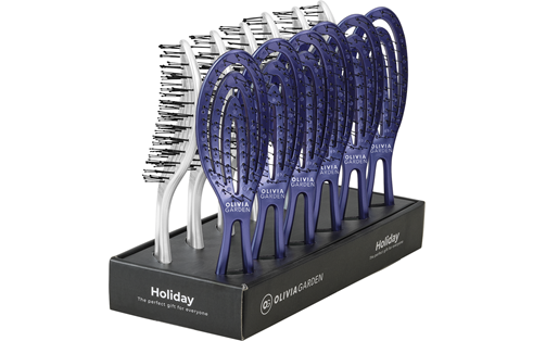 Olivia Garden Fingerbrush Frozen Holiday 12 stk inkl. display