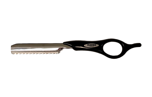 Kniv Styling Feather kort, sort