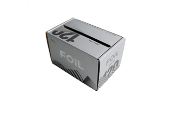 Aluminiumsfolie Skimmel ruglete 12cm Sølv 12MY, 50m