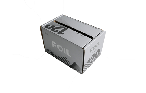 Aluminiumsfolie Skimmel ruglete 12cm Sølv 12MY, 50m