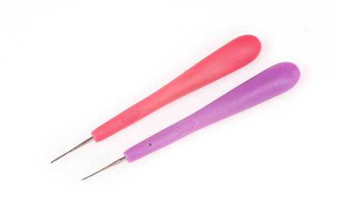 Heklenåler 2-pk str 0,75 og 1,0 mm.