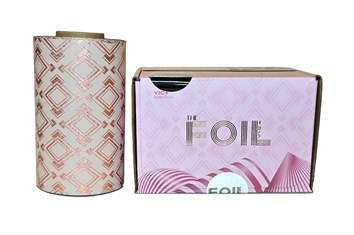 Pink Luxe Alu folie rull 12my 12cm 50m