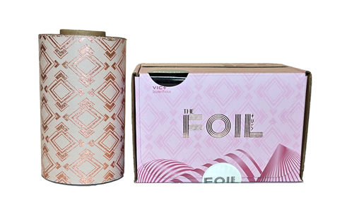 Pink Luxe Alu folie rull 12my 12cm 50m