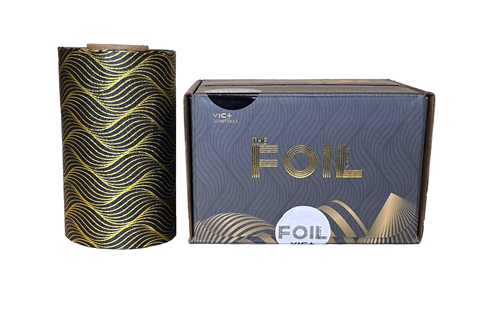 Gold Glam Alu folie rull 12my 12cm 50m