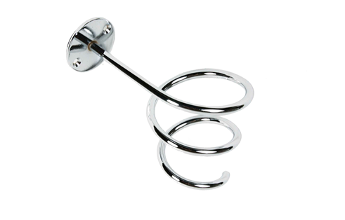 Holder til føner vegg, spiral