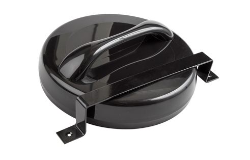 Nakkespeil rundt ø23cm m/veggfeste