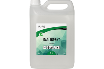 Dagligrent Pure med mild parfyme 5 liter gulv og vegger 
