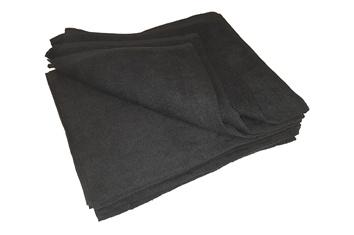 Håndkle sort 35x82cm 12pk -15% ved kjøp av 10pk