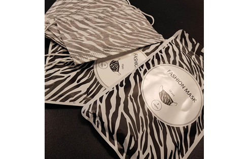 Munnbind Fashion Mask Zebra 10pk