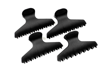 Klyper Butterfly, sort 4-pk 8cm.