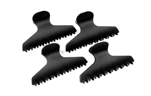 Klyper Butterfly, sort 4-pk 8cm.