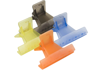 Klyper plast ass.farger, små 12pk -20% ved kjøp av 6