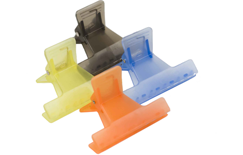 Klyper plast ass.farger, små 12pk -20% ved kjøp av 6