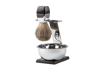 Elhair Barbersett, inkl. barberkost og skål