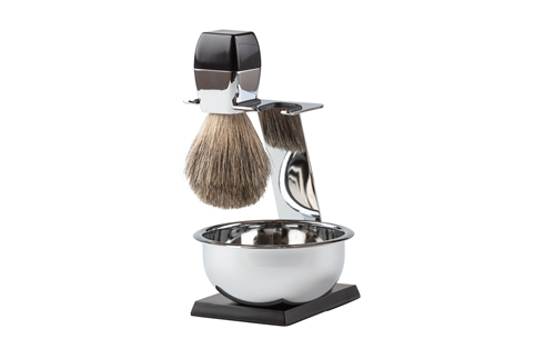 Elhair Barbersett, inkl. barberkost og skål
