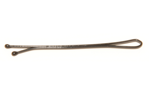 Hårspenne Bob Pin 50mm, sort 60pk