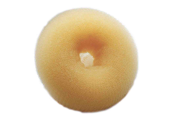 Hair bun rund L Ø15cm. blond