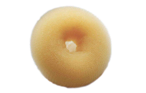Hair bun rund L Ø15cm. blond