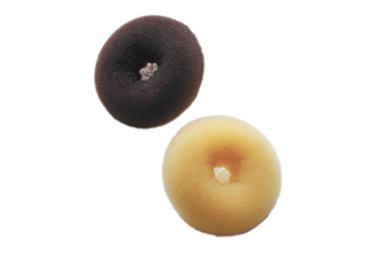 Hair bun rund XL Ø18cm. blond