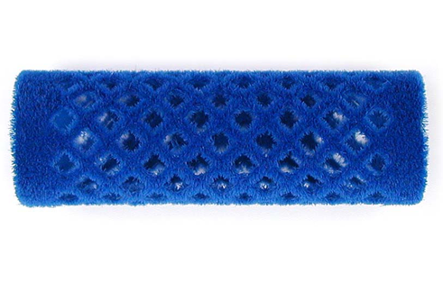 Hårrull velour blå 21mm 12pk.