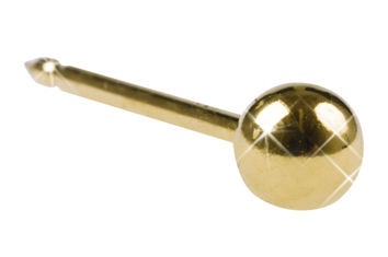 Inverness 10C Ball 3mm gullbelagt, par