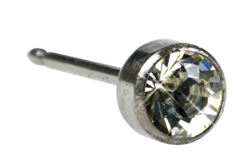 Inverness 17C Bezel Crystal allergivennlig titan, par
