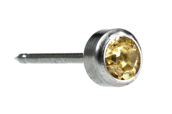 Inverness 554C Bezel Crystall gul 4mm, par*