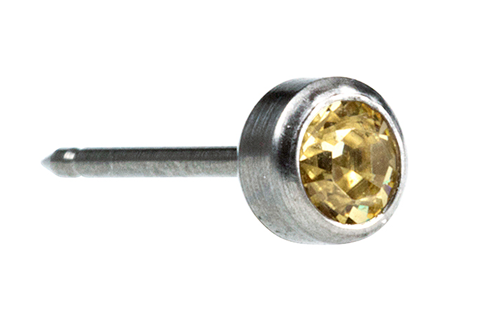 Inverness 554C Bezel Crystall gul 4mm, par*