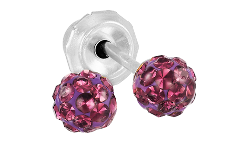 Inverness 679C Krystall Lilla Pave ball 4mm, par*