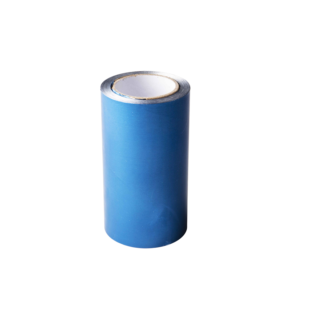 Aluminiumsfolie blå 10cm, 50m, 20mµ. -55% ved kjøp av 10