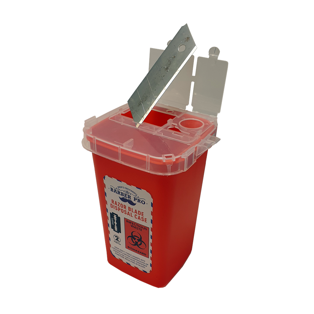 Avfallsbeholder for knivblader