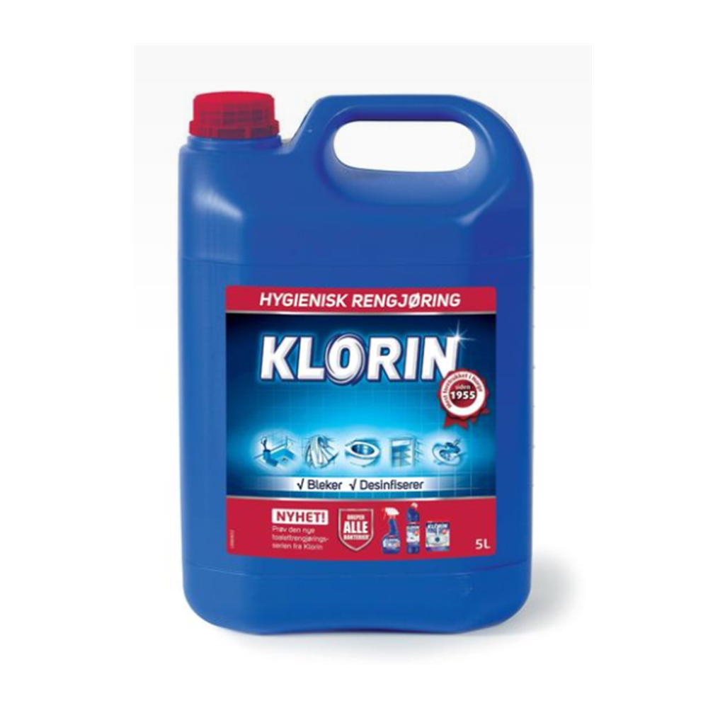 Desinfeksjon Klorin 5L Klorin