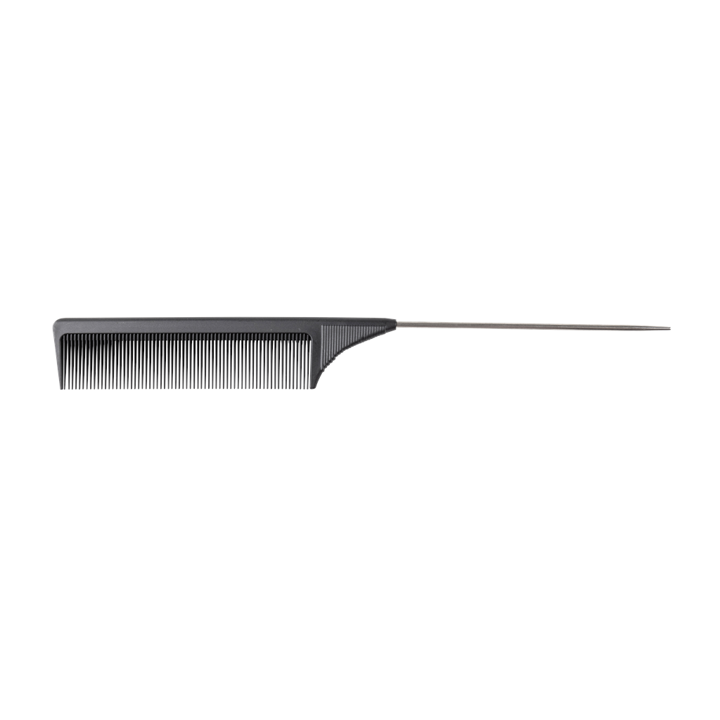 Elhair Carbon spisskam m/stålspiss 23cm