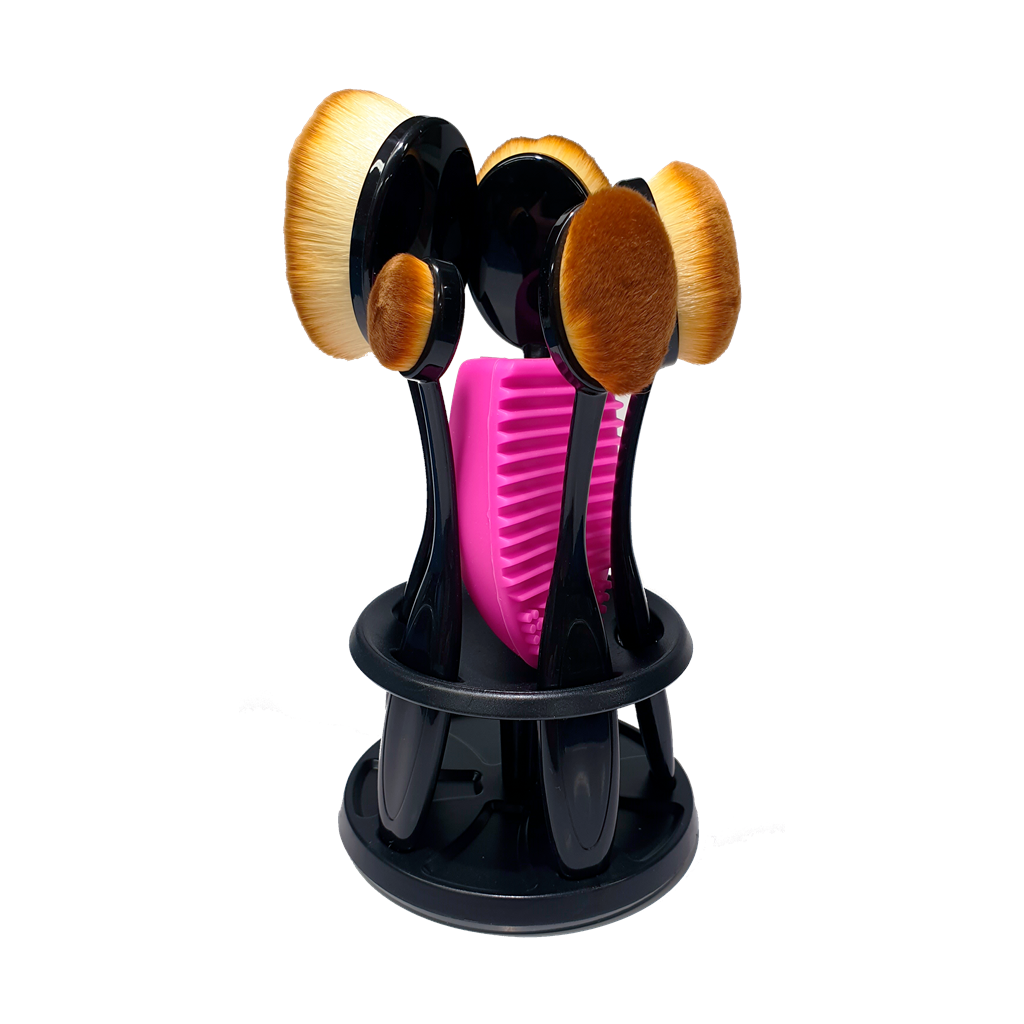 Elhair Oval Make Up børstesett 6stk.