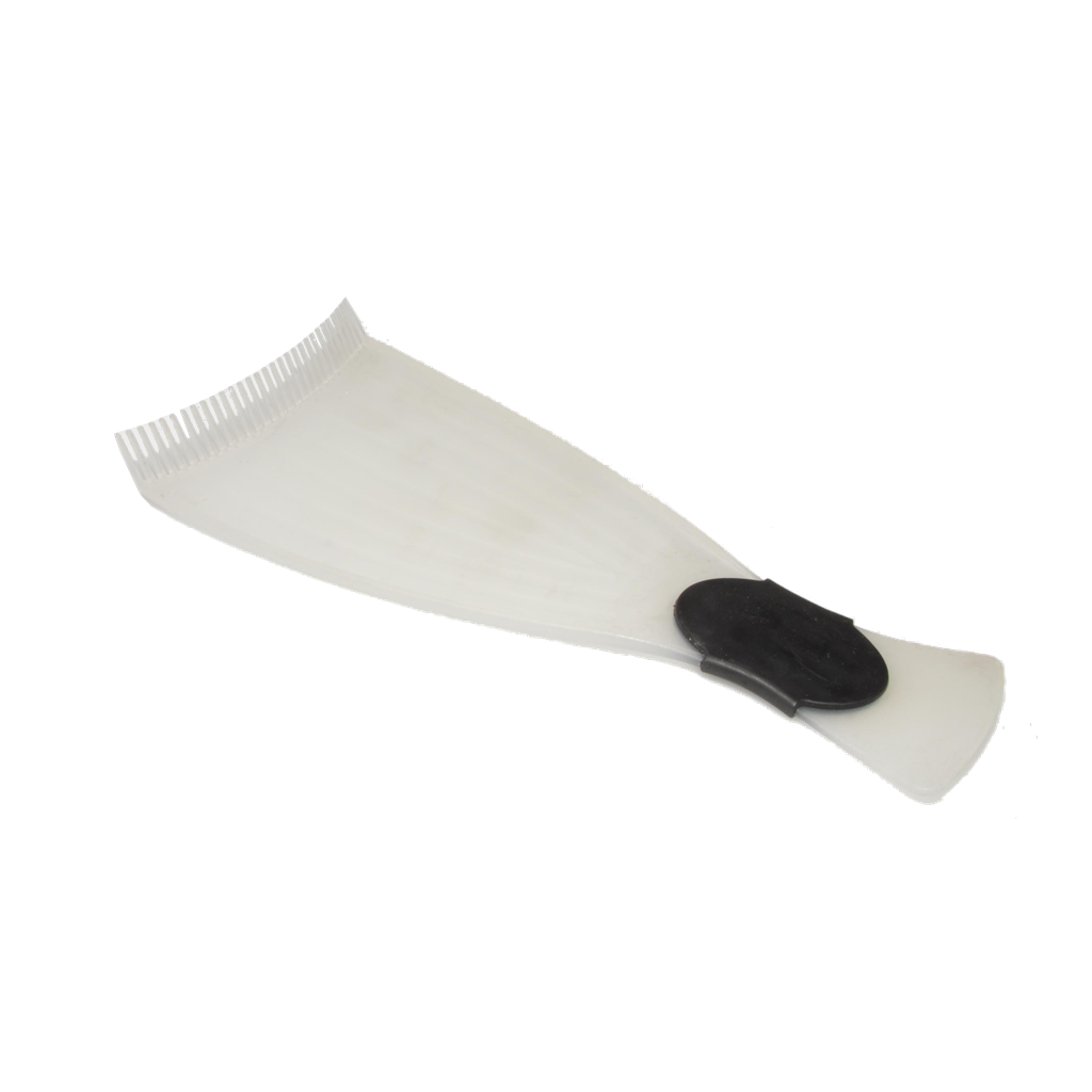 Fargespatel med kam, frostet