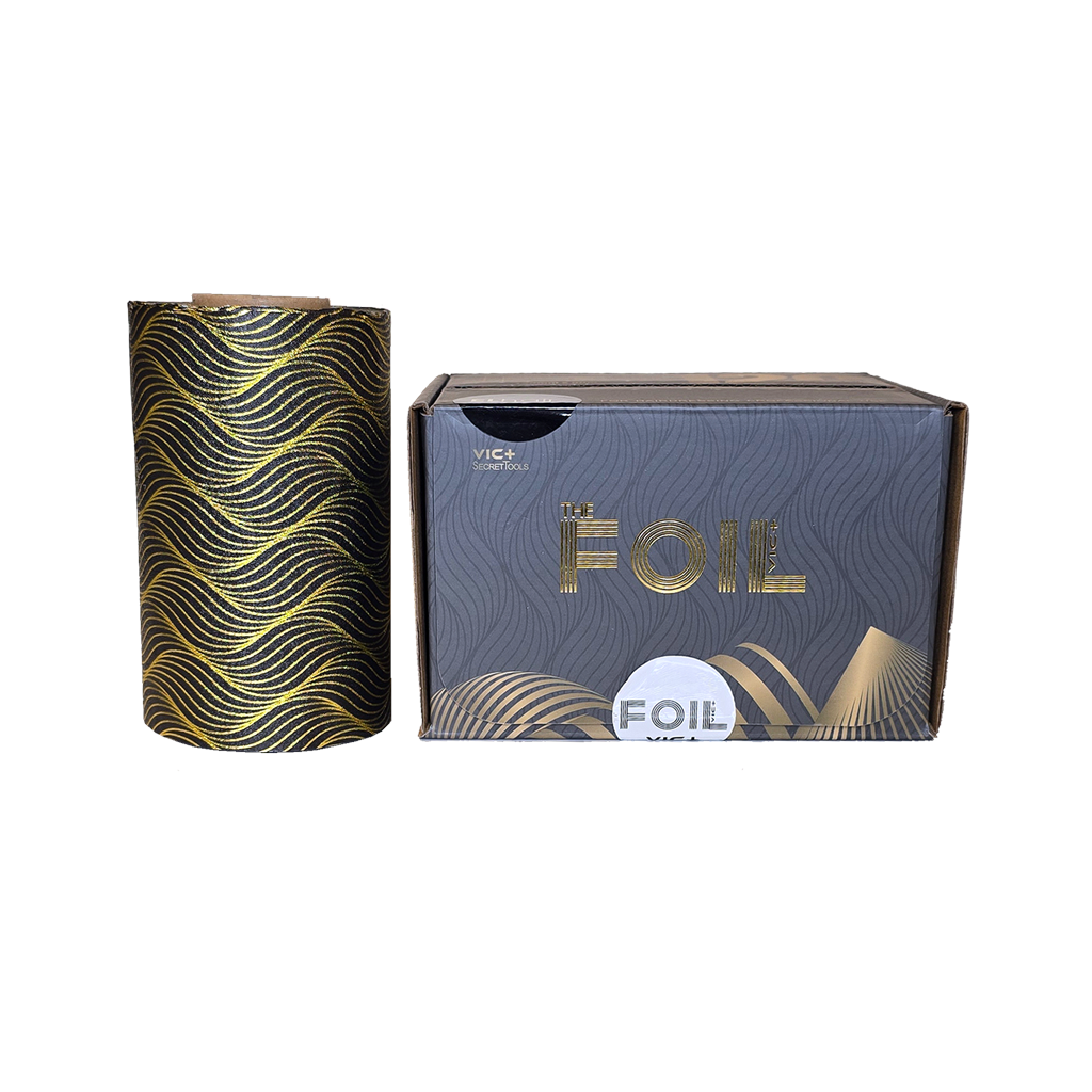 [70002221] Gold Glam  Alu folie rull 12my 12cm 50m