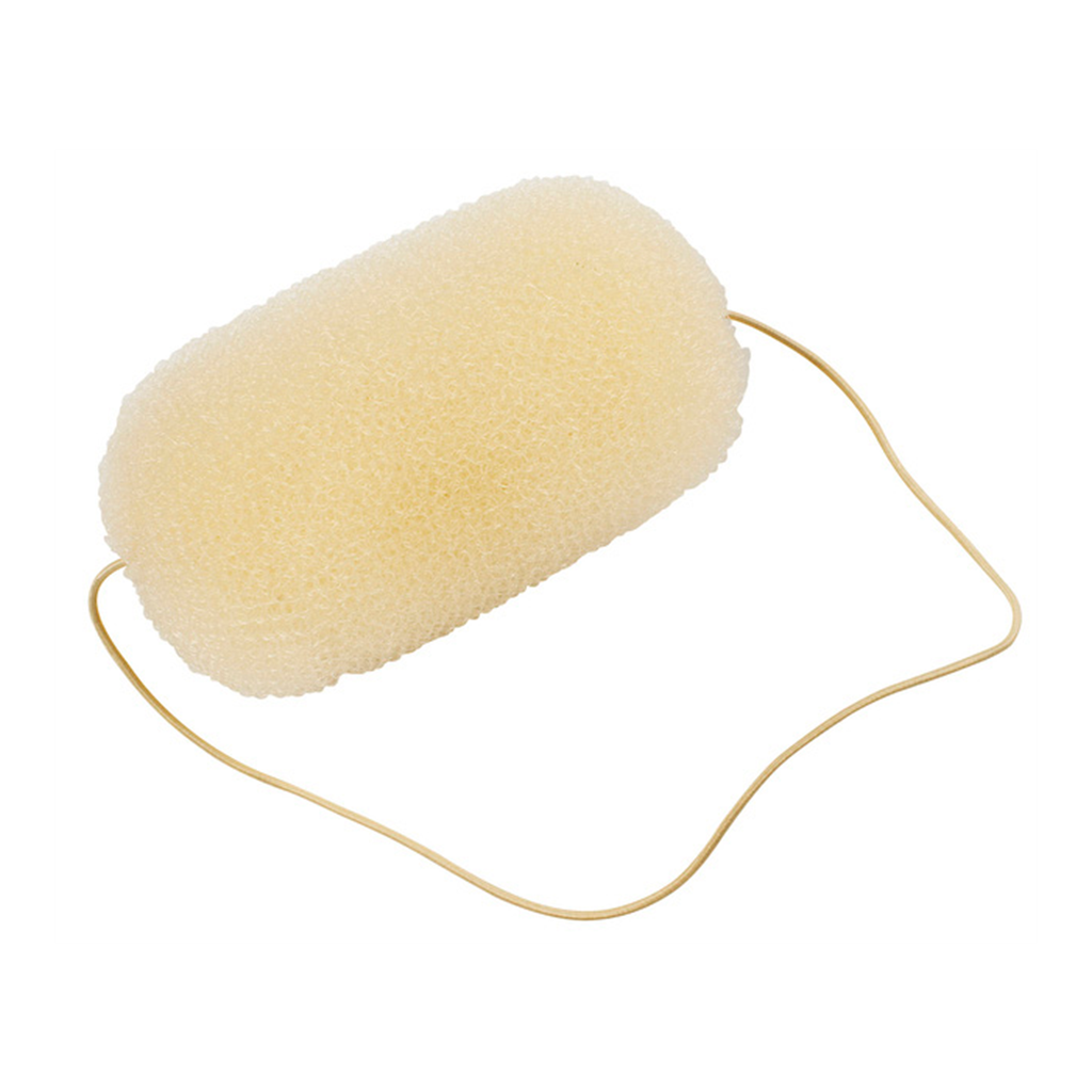 [73025113] Hair Bun m/strikk blond, 14gr.