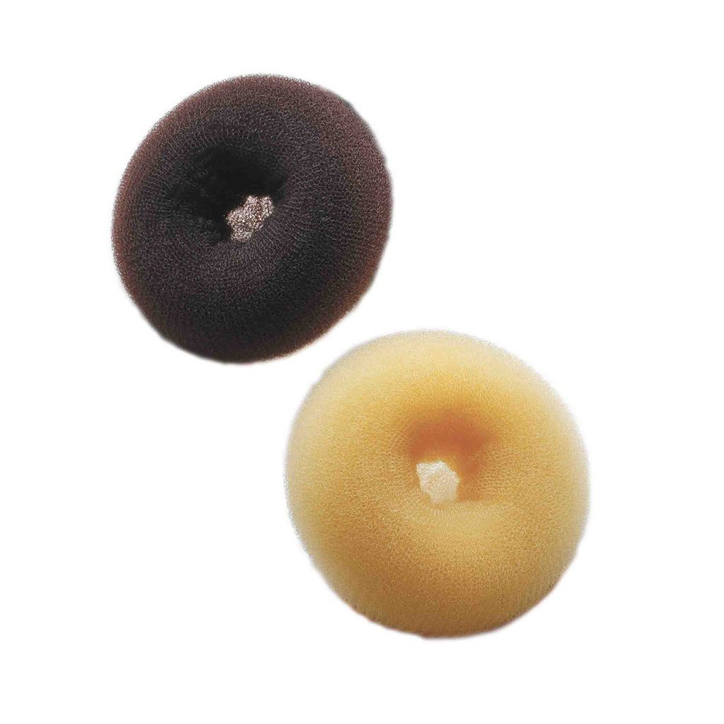 [73015152] Hair bun rund XL Ø18cm. brun